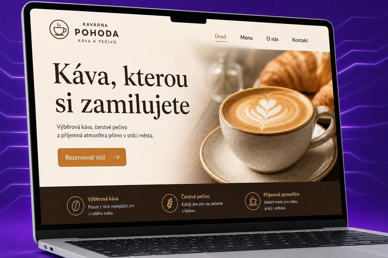 Návrh webu — Kavárna